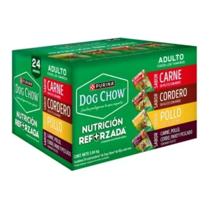 ALIMENTO DOG CHOW PURINA PARA PERRO  PAQUETE DE 24 PIEZAS 2.4 KG