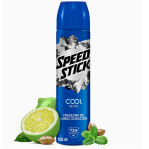 ANTITRANSPIRANTE SPEED STICK COOL SILVER 150ML
