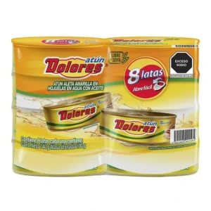 ATUN EN ACEITE DOLORES 8 PIEZAS