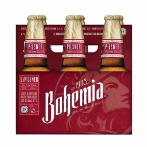 CERVEZA BOHEMIA ARTESANAL 6 BOTELLAS. 355ML C/U