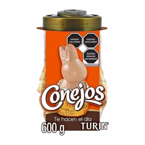 CHOCOLATE TURIN CONEJITOS BOTE