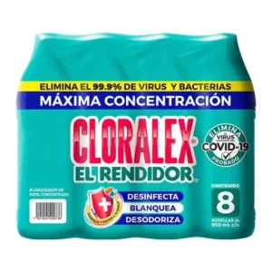 CLORALEX 8 PZAS 980 ML