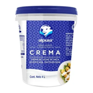 Crema alpura 4 Litros.