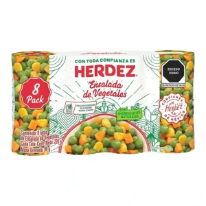 ENSALADA DE VEGETALES HERDEZ 8 PZAS