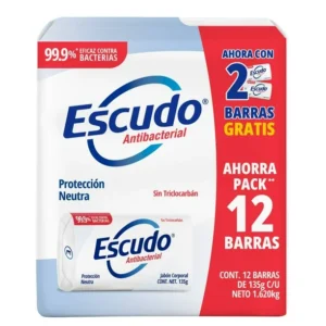 JABON NEUTRO PROTECT 12 BARRAS DE 135G C/U