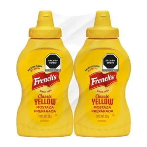 MOSTAZA FRENCH YELLOW 2 PZAS DE 226 GR