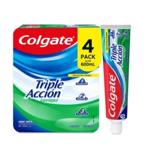 PASTA DENTAL COLGATE TRIPLE ACCION 4 PACK