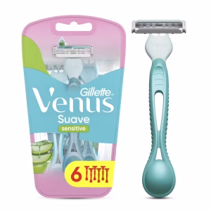RASTRILLO PARA MUJER  GILLETE VENUS 6 PIEZAS