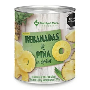 REBANADAS DE PIN╠âA EN RODAJAS MEMBERS MARK