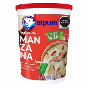 Yoghurt Alpura Manzana 900 gr.